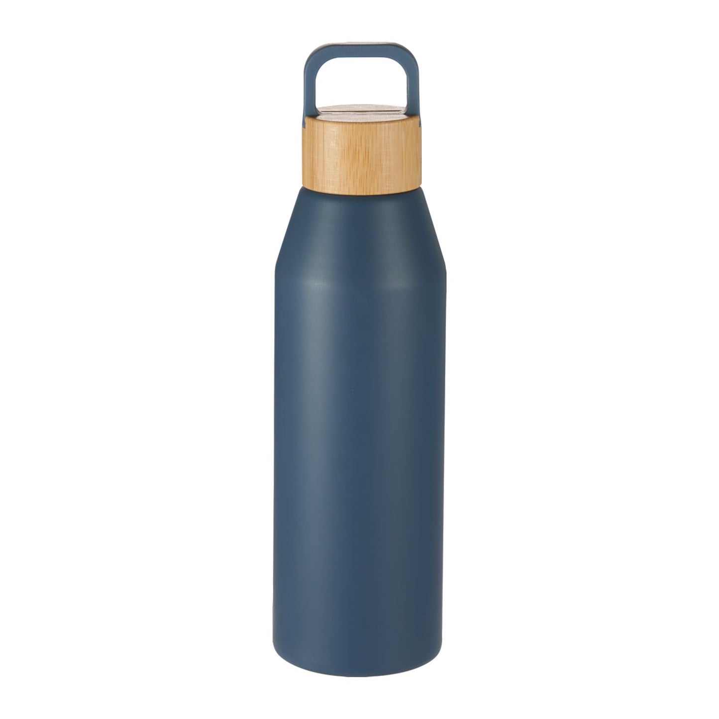 Aspen 24 oz Recycled Bottle with FSC® Bamboo Lid - Nightfall Blue