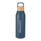 Aspen 24 oz Recycled Bottle with FSC® Bamboo Lid - Nightfall Blue