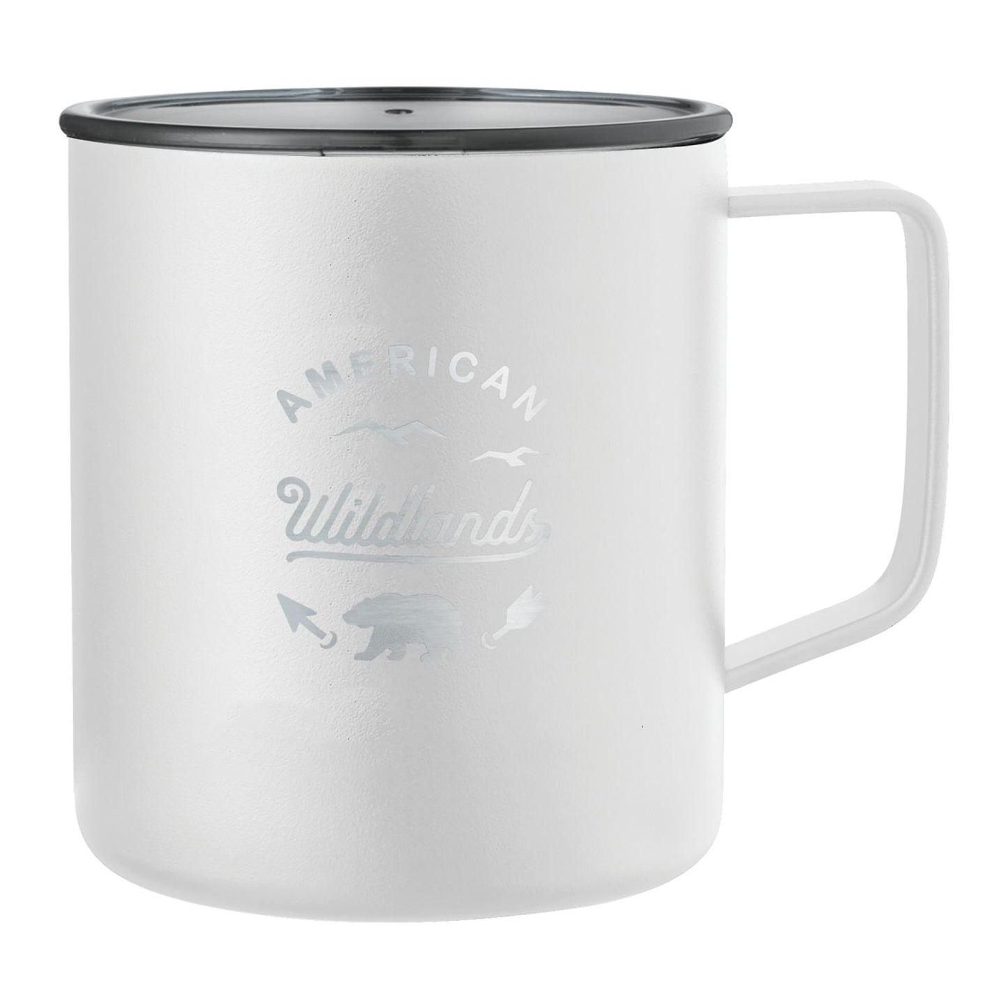 Rover Copper Vacuum Insulated Camp Mug 14oz - White