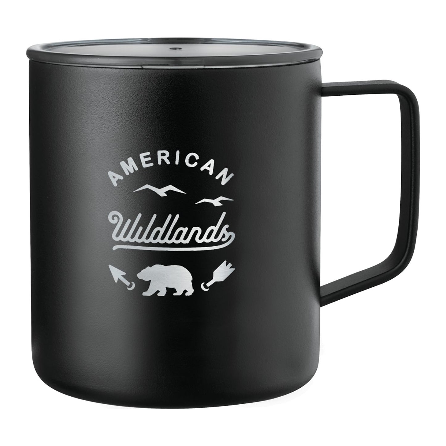 Rover Copper Vacuum Insulated Camp Mug 14oz - Black