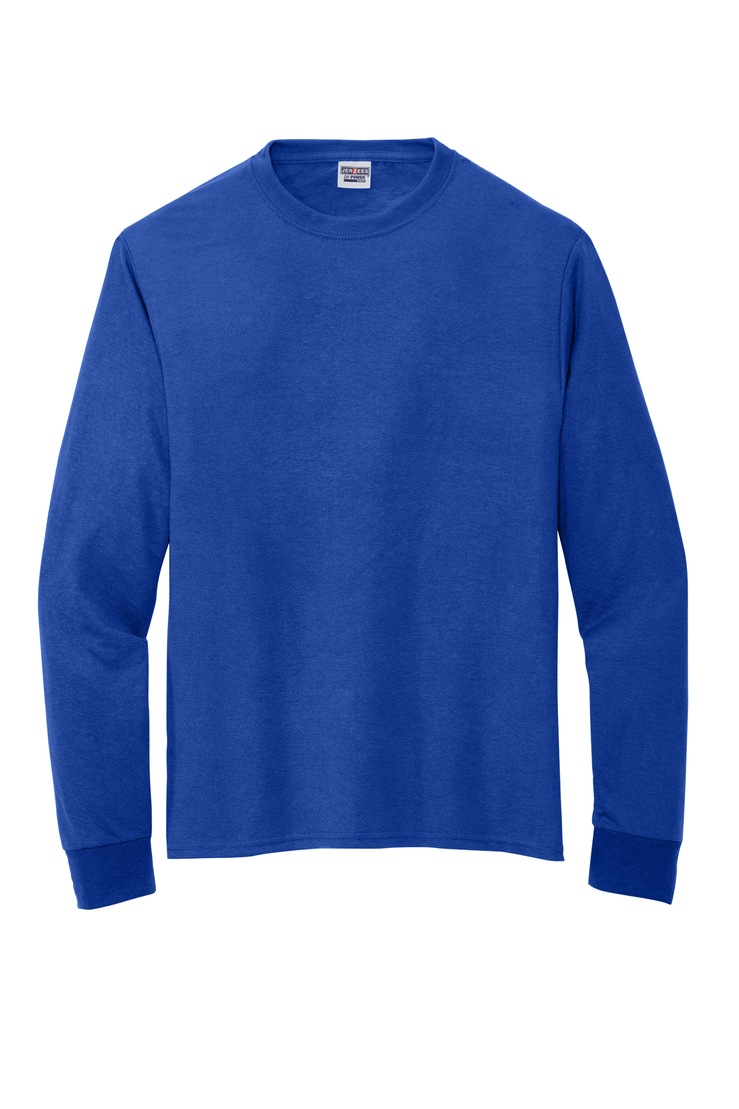 Jerzees® Dri-Power® 100% Polyester Long Sleeve T-Shirt - Royal