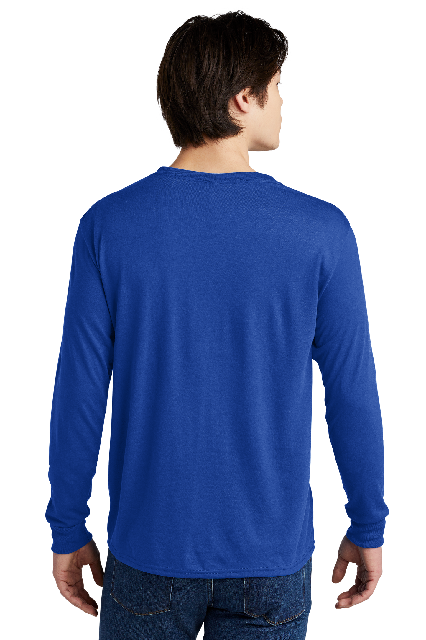 Jerzees® Dri-Power® 100% Polyester Long Sleeve T-Shirt - Royal