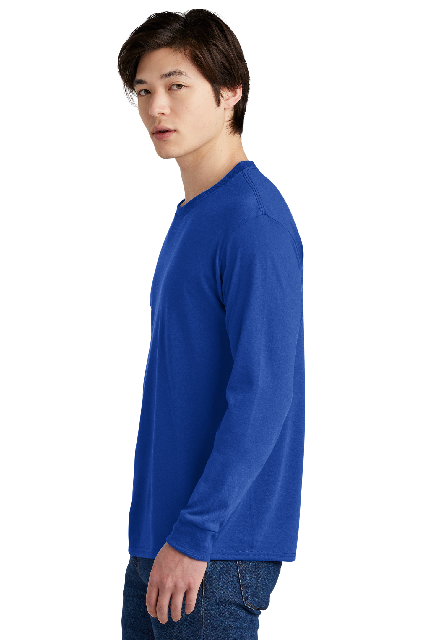 Jerzees® Dri-Power® 100% Polyester Long Sleeve T-Shirt - Royal