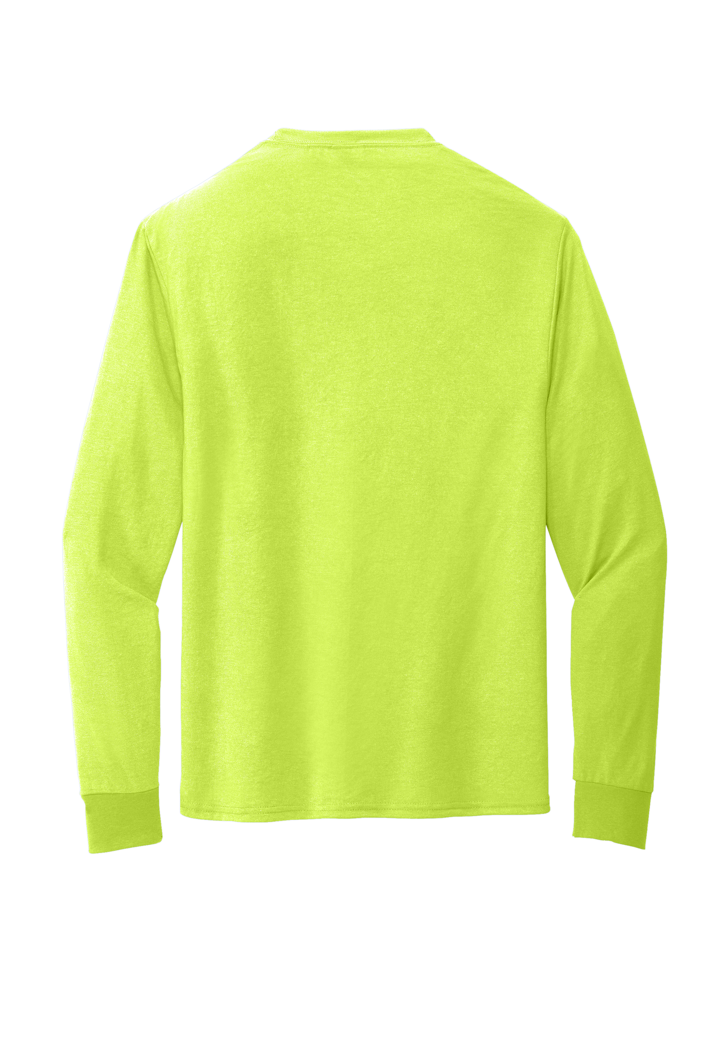 Jerzees® Dri-Power® 100% Polyester Long Sleeve T-Shirt - Safety Green