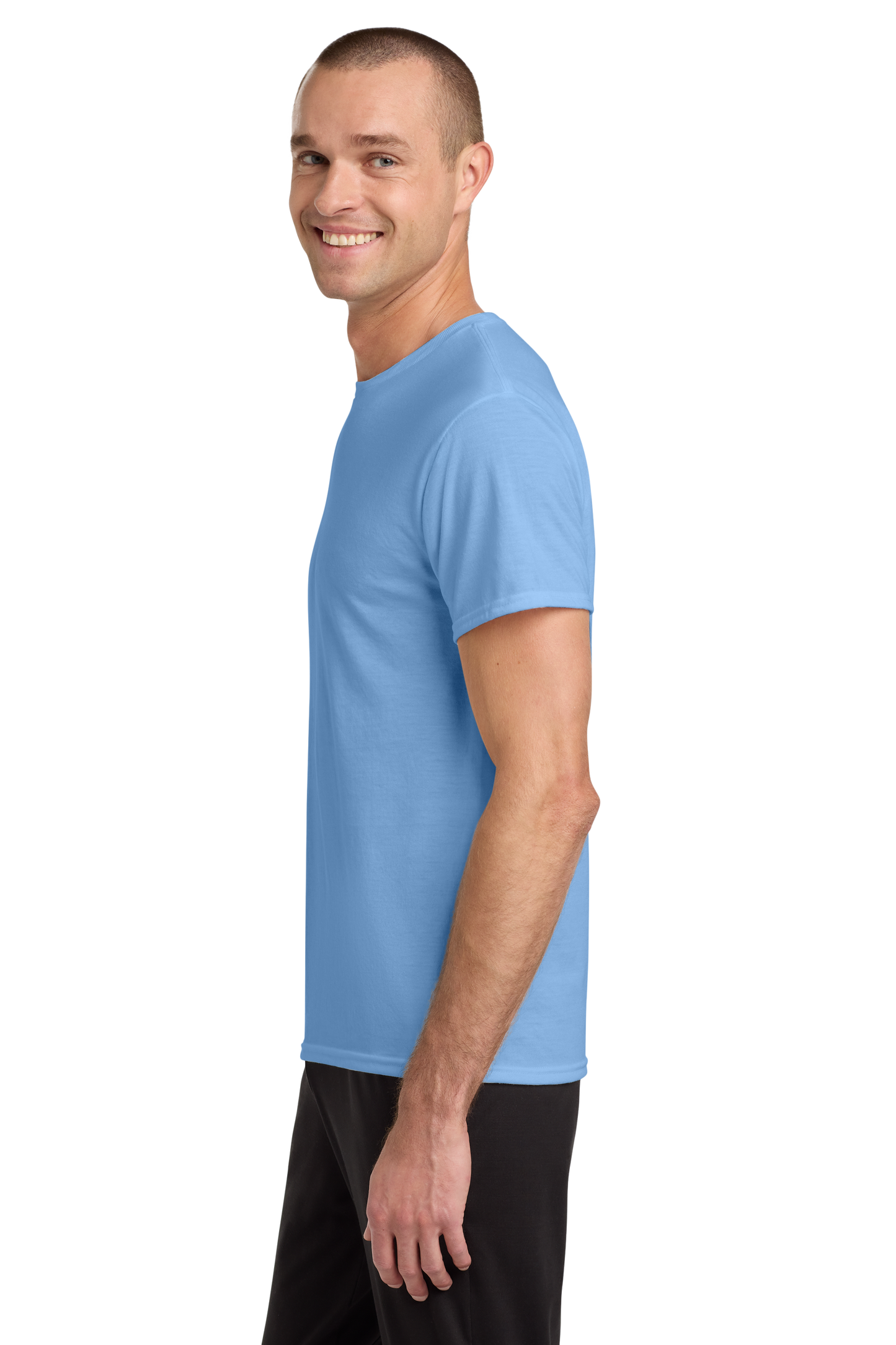 Jerzees® Dri-Power® 100% Polyester T-Shirt -Light Blue