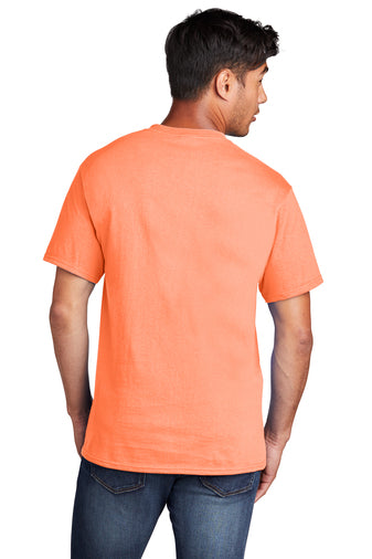 Port & Company® Core Cotton Tee - Neon Orange