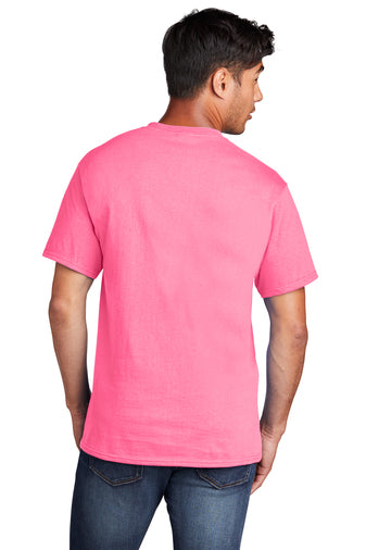 Port & Company® Core Cotton Tee - Neon Pink