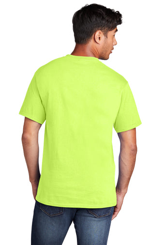 Port & Company® Core Cotton Tee - Neon Yellow