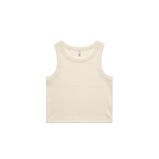 Ultimate Women Crop Tank -Ecru