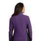 Port Authority® Women's R-Tek® Pro Fleece Full-Zip Jacket - Purple Heather/ Black