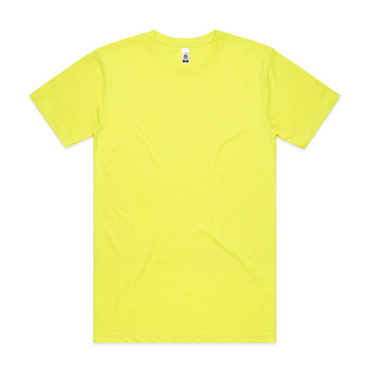 Men Safety Short Sleeve Tee - Safety Yellow