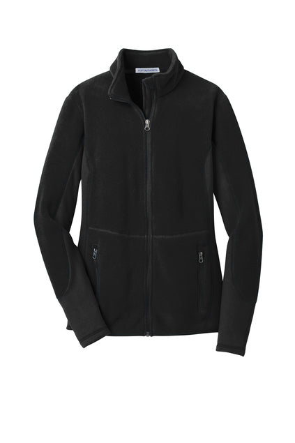 Port Authority® Women's R-Tek® Pro Fleece Full-Zip Jacket - Black / Black