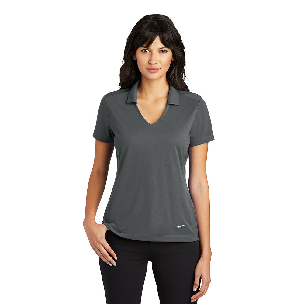 Nike Women Dri-FIT Vertical Mesh Polo - Anthracite