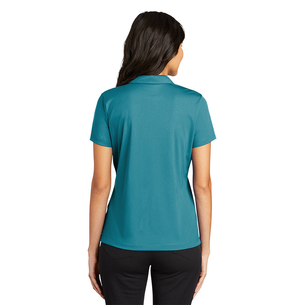 Nike Women Dri-FIT Vertical Mesh Polo - Blustery