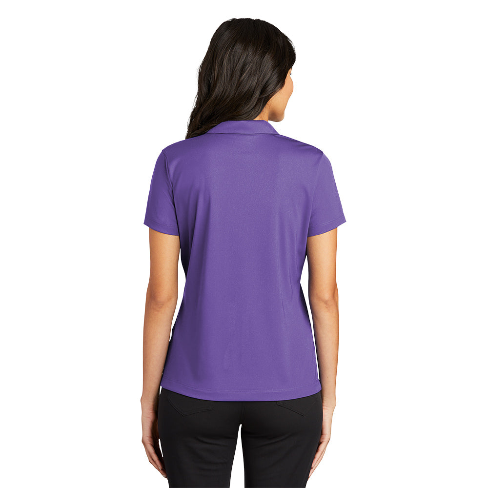 Nike Women Dri-FIT Vertical Mesh Polo - Court Purple