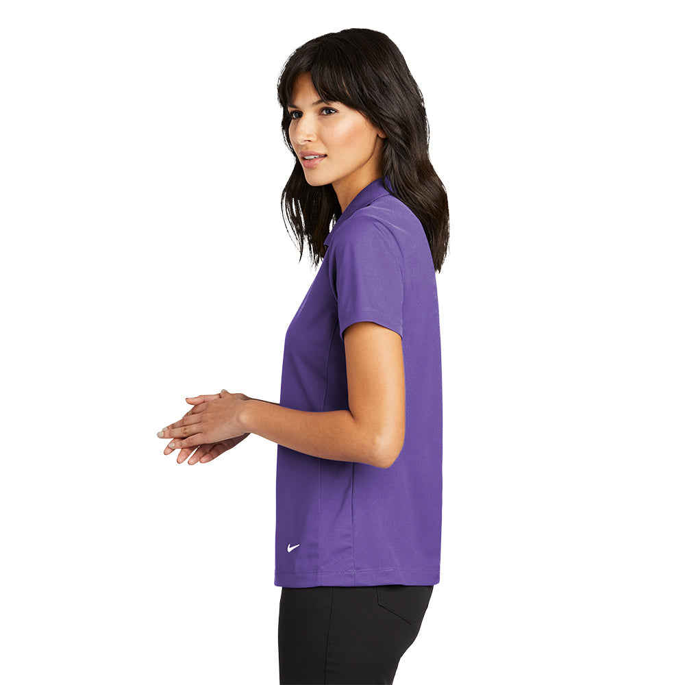 Nike Women Dri-FIT Vertical Mesh Polo - Court Purple