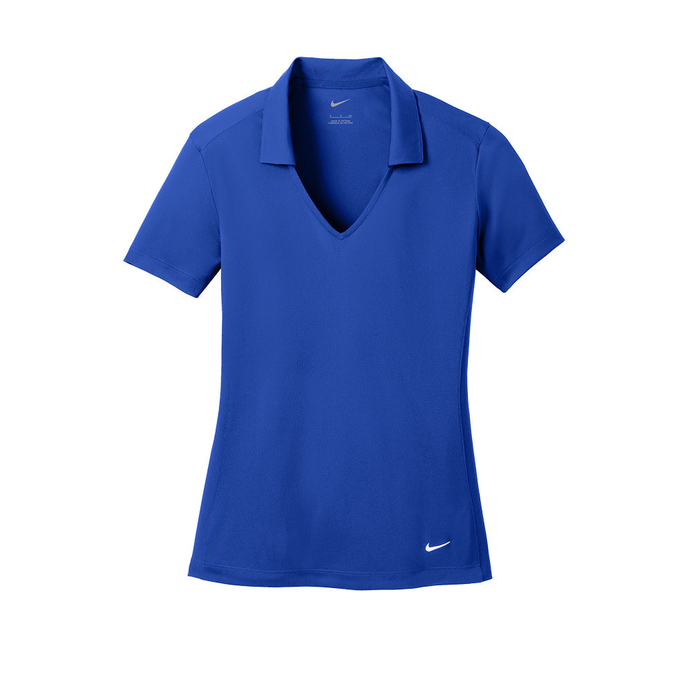 Nike Women Dri-FIT Vertical Mesh Polo - Old Royal