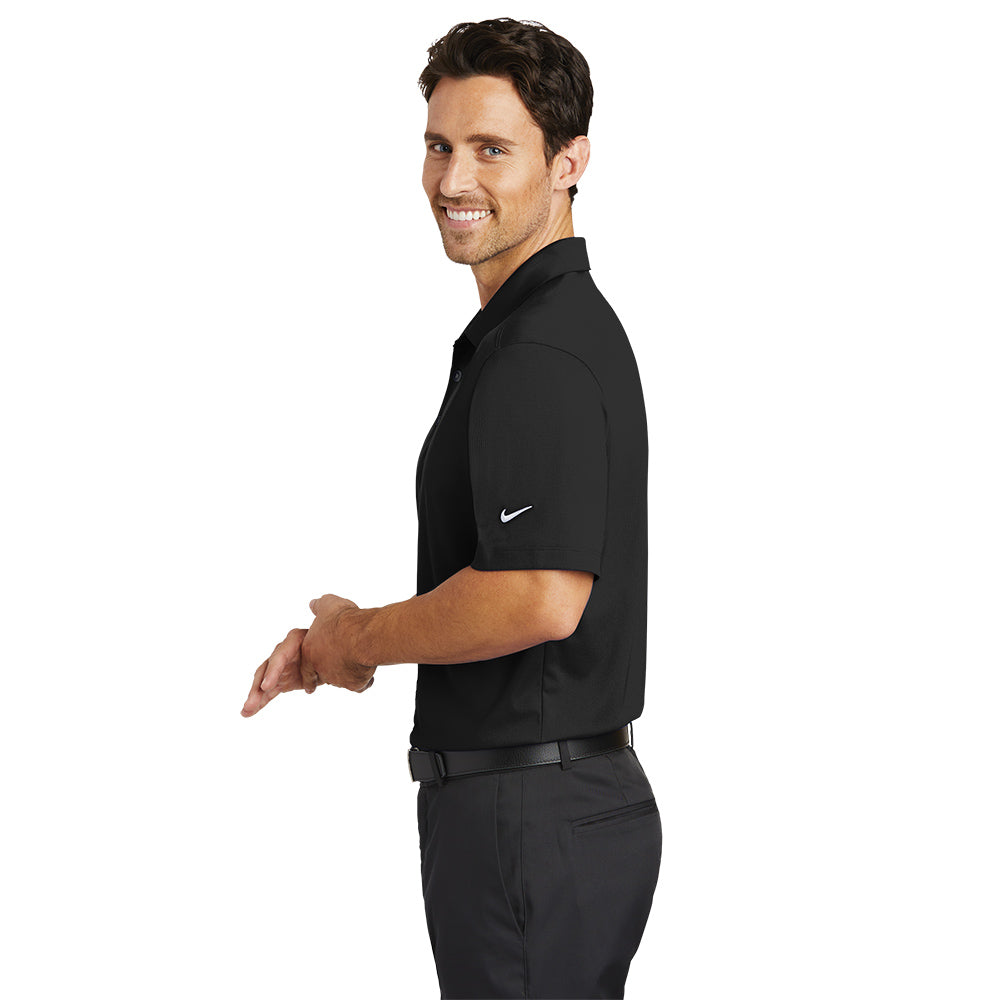 Nike Dri-FIT Vertical Mesh Polo - Black