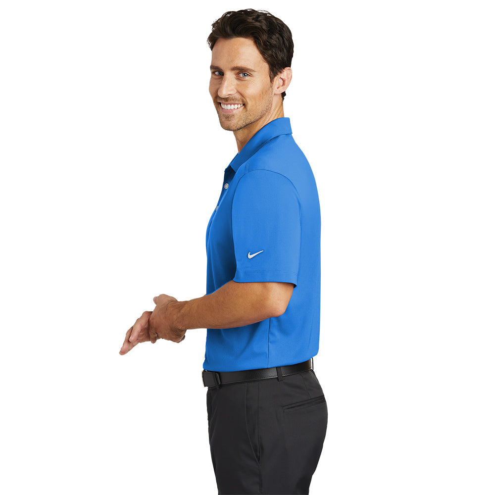 Nike Dri-FIT Vertical Mesh Polo - Brisk Blue