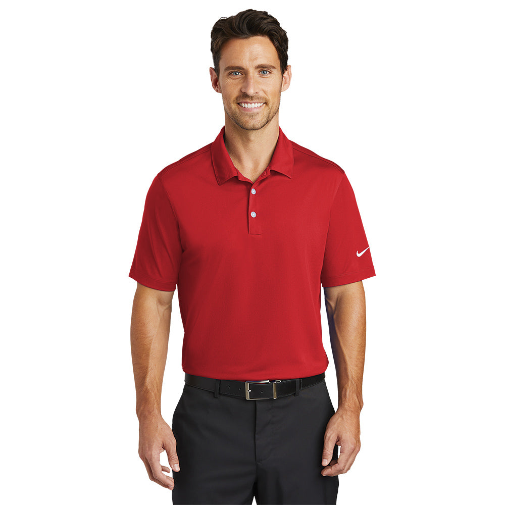 Nike Dri-FIT Vertical Mesh Polo - University Red