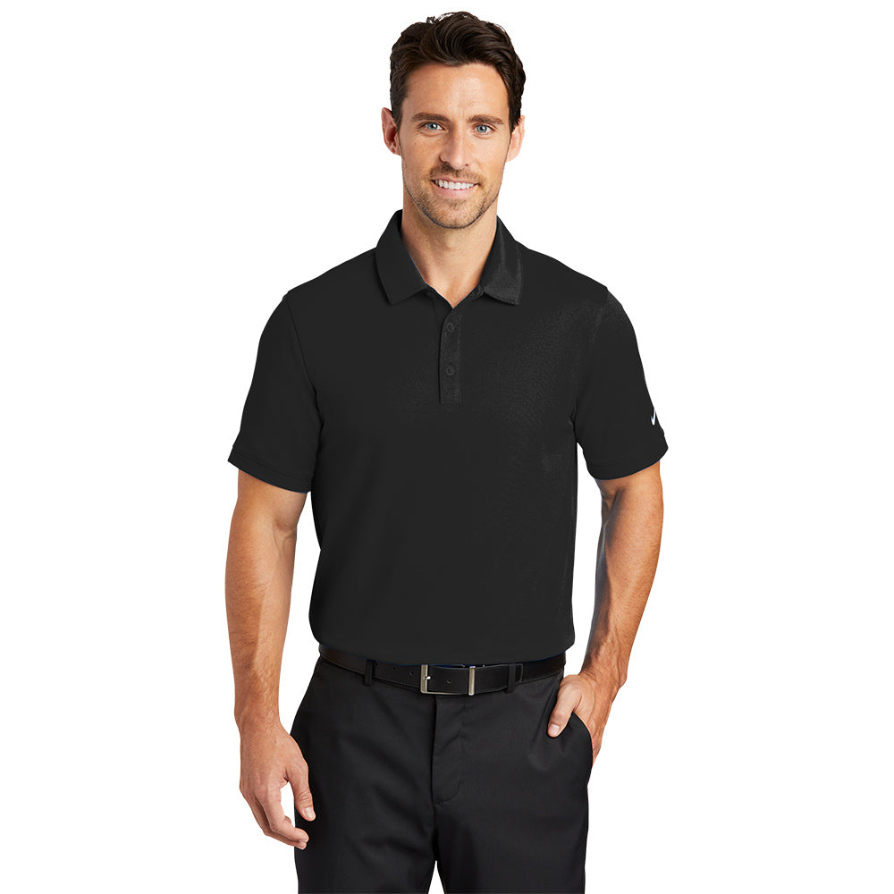 Nike Dri-FIT Solid Icon Pique Modern Fit Polo - Black