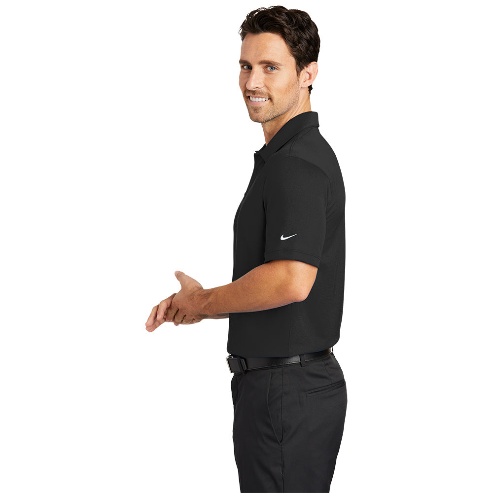 Nike Dri-FIT Solid Icon Pique Modern Fit Polo - Black