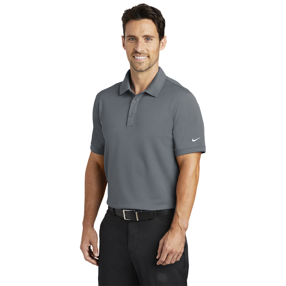 Nike Dri-FIT Solid Icon Pique Modern Fit Polo - Dark Grey