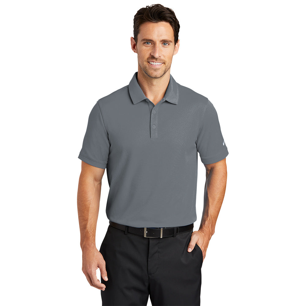 Nike Dri-FIT Solid Icon Pique Modern Fit Polo - Dark Grey