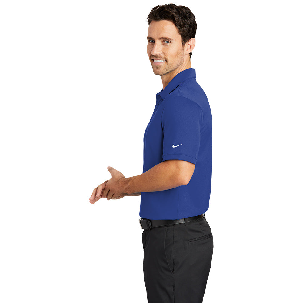 Nike Dri-FIT Solid Icon Pique Modern Fit Polo - Deep Royal Blue