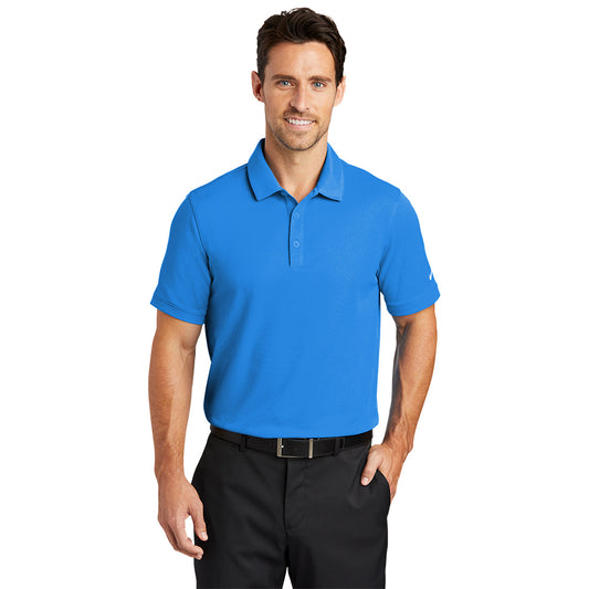 Nike Dri-FIT Solid Icon Pique Modern Fit Polo - Light Photo Blue