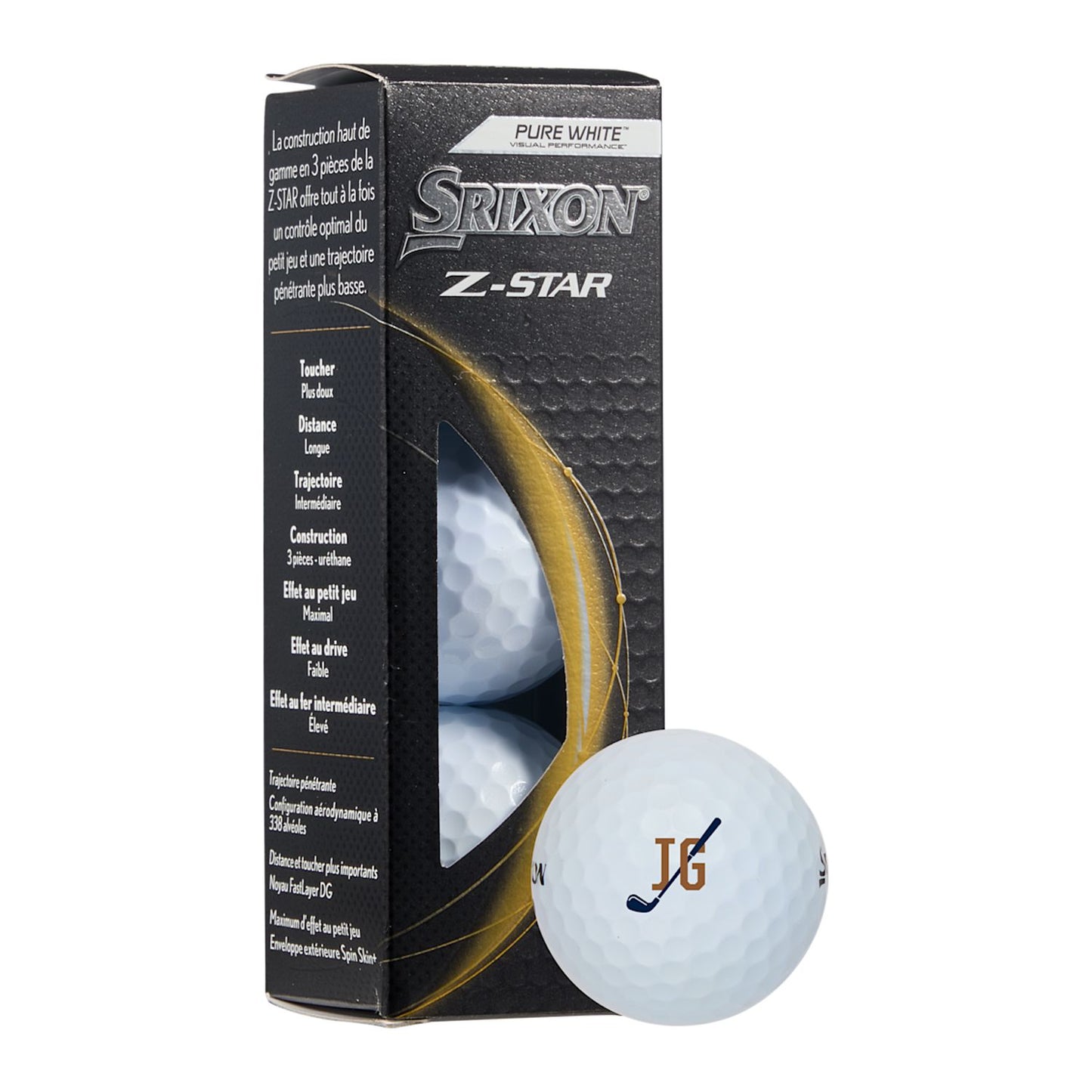 Srixon Z-STAR Golf Balls - 3 Pack - White