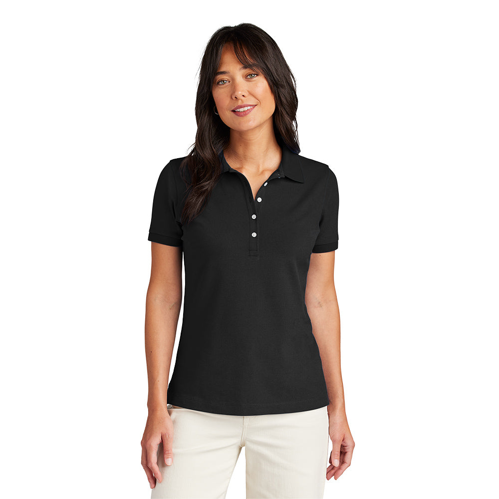 Brooks Brothers® Women’s Pima Cotton Pique Polo - Deep Black