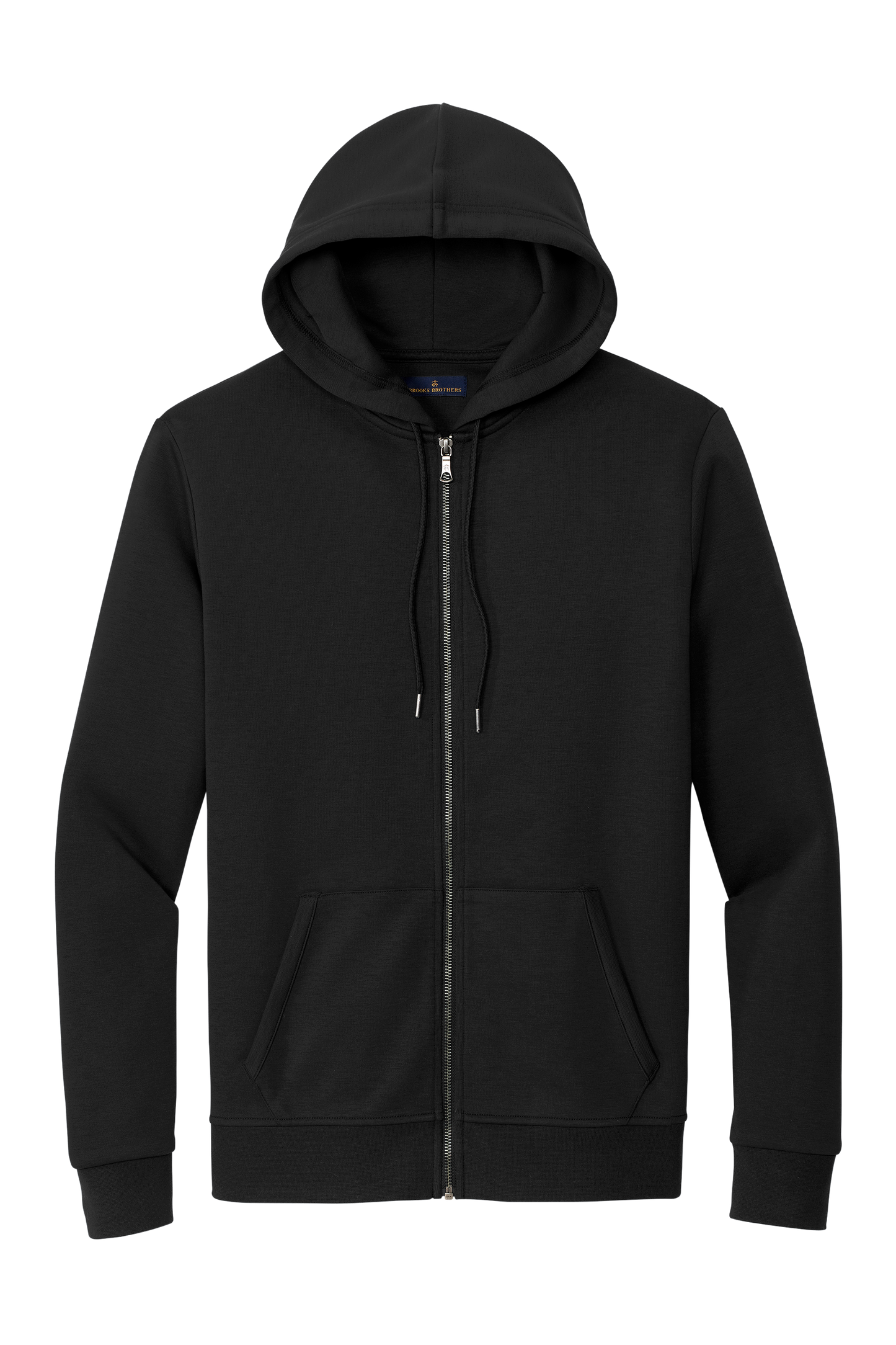 Brooks Brothers® Double-Knit Full-Zip Hoodie - Deep Black