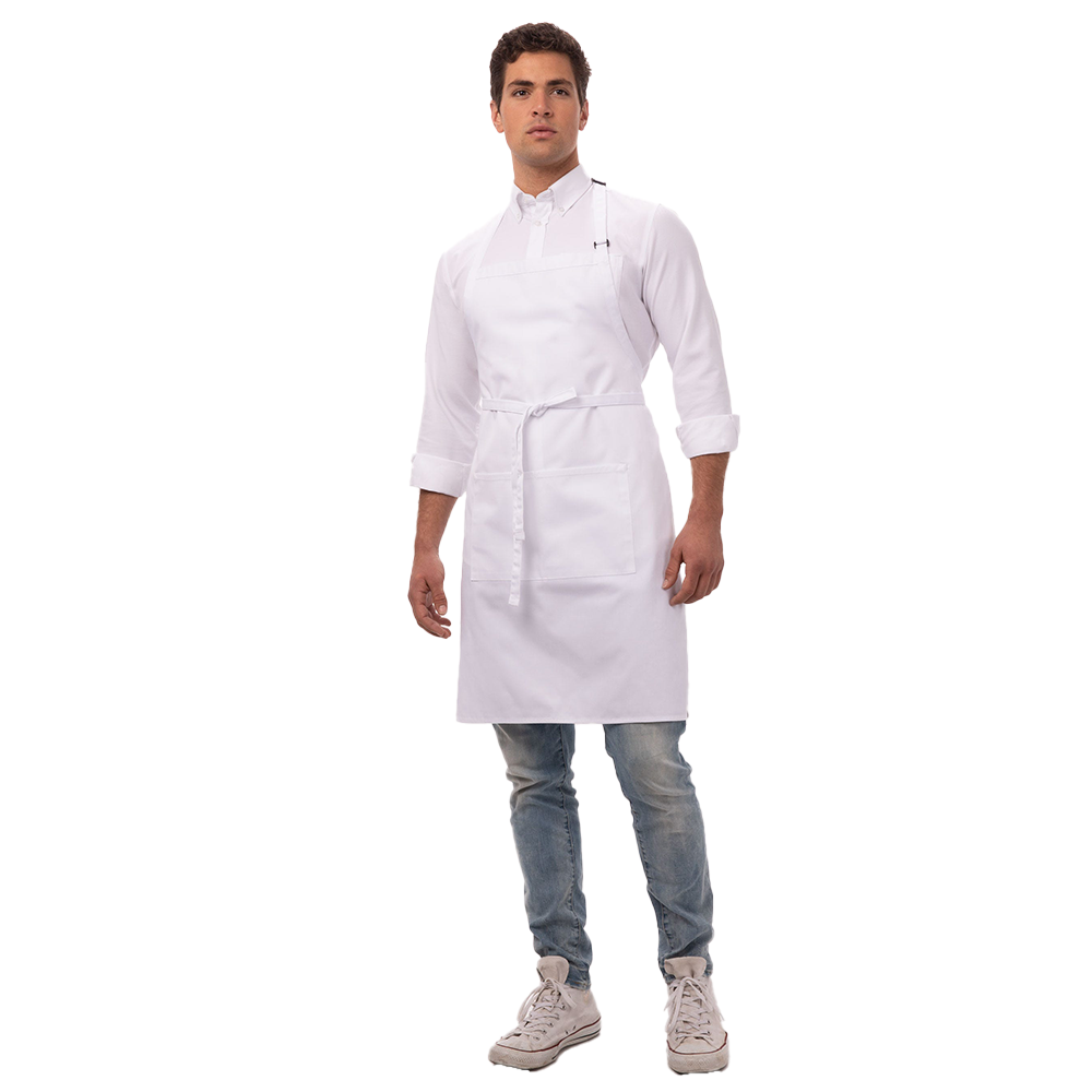 BUTCHER APRON - White