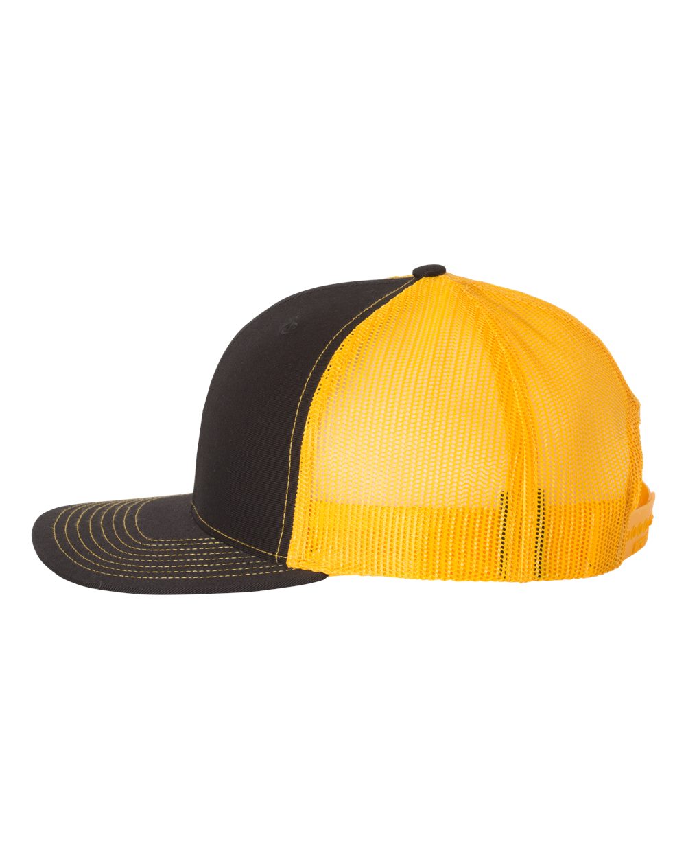 Richardson 112 Trucker Hat - Black / Gold