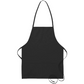 Deluxe Bib Apron (two pockets)- Black