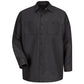 Industrial Work Shirt Long Sleeve - Black