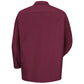 Industrial Work Shirt Long Sleeve - Burgundy