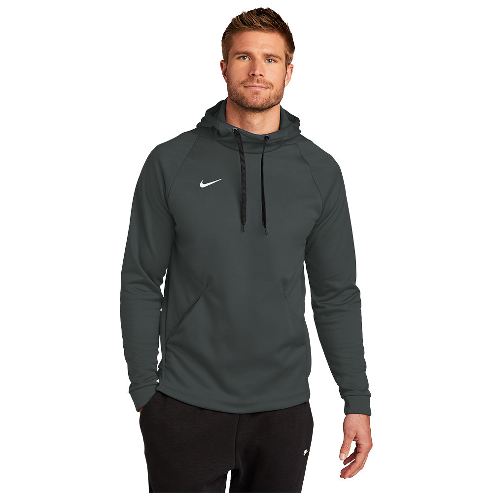 Nike Therma-FIT Pullover Fleece Hoodie - Team Anthracite