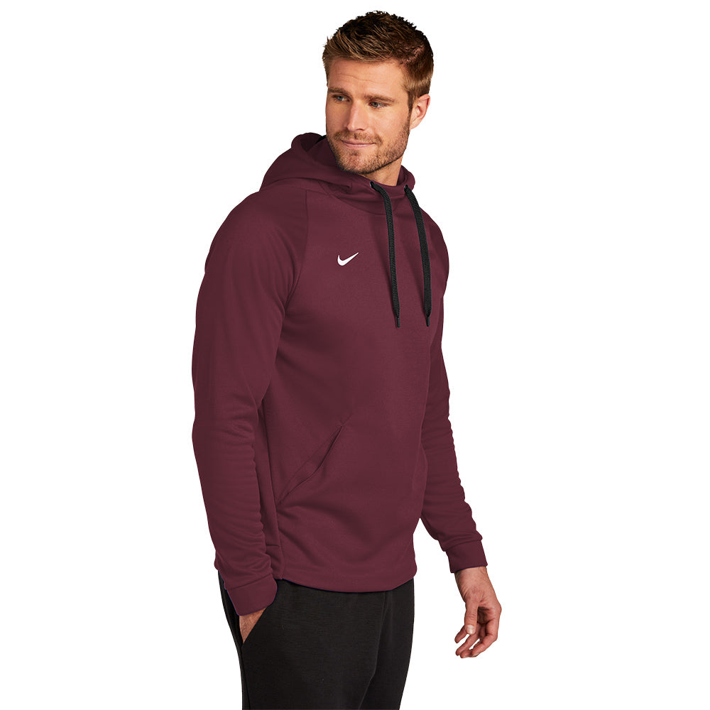 Nike Therma-FIT Pullover Fleece Hoodie - Team Dark Maroon