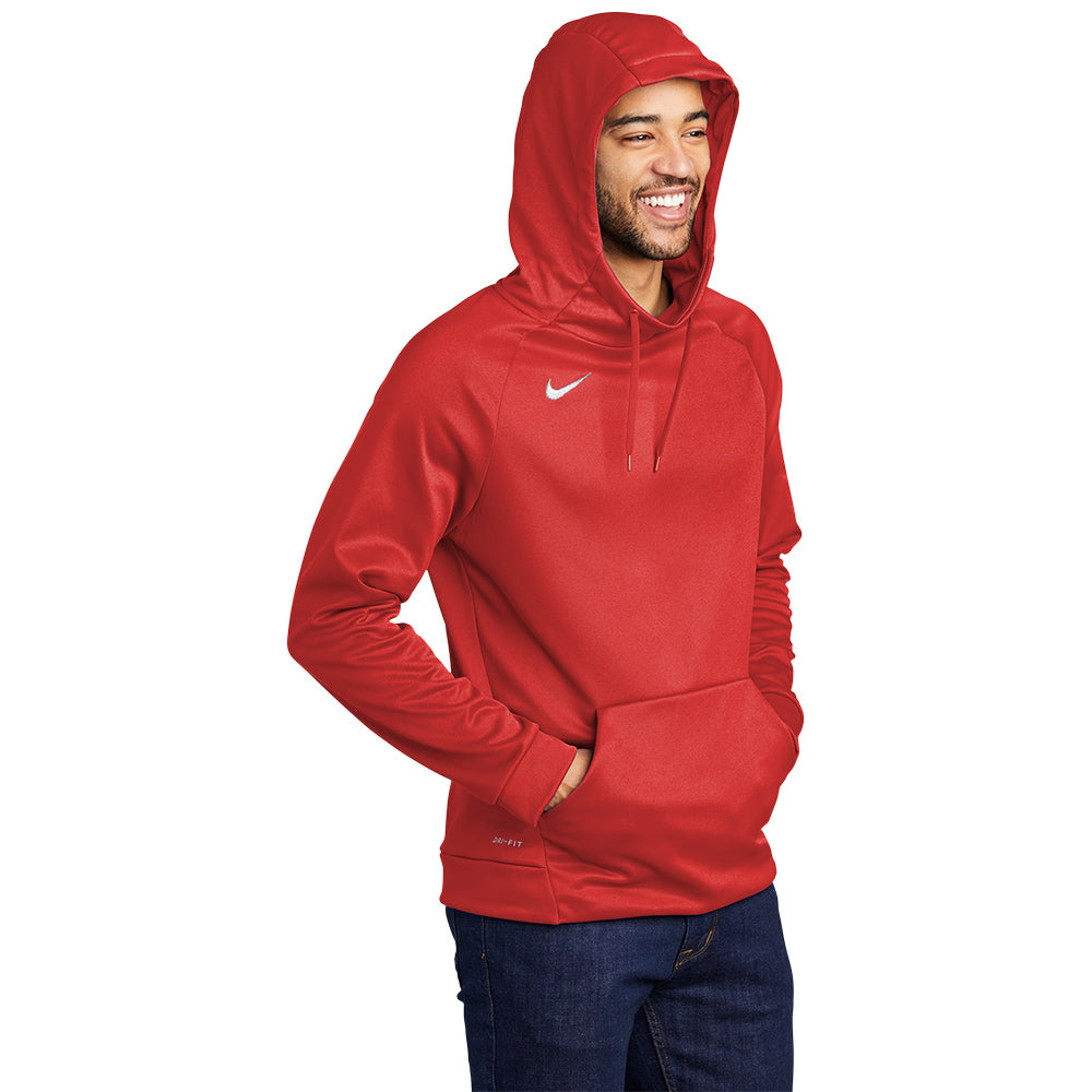 Nike Therma-FIT Pullover Fleece Hoodie - Team Scarlet