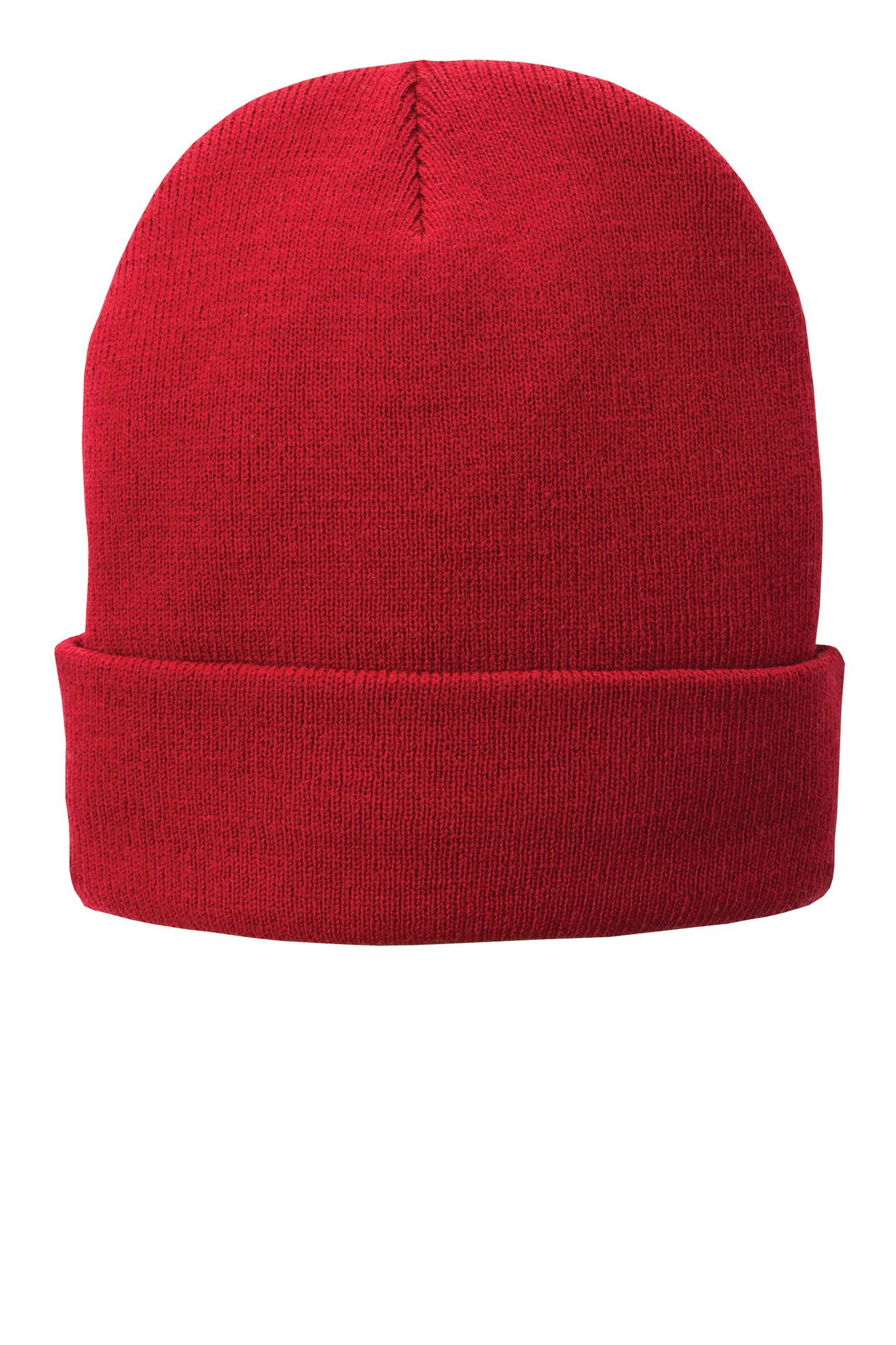 Port & Company® Fleece-Lined Knit Cap - Athletic Red