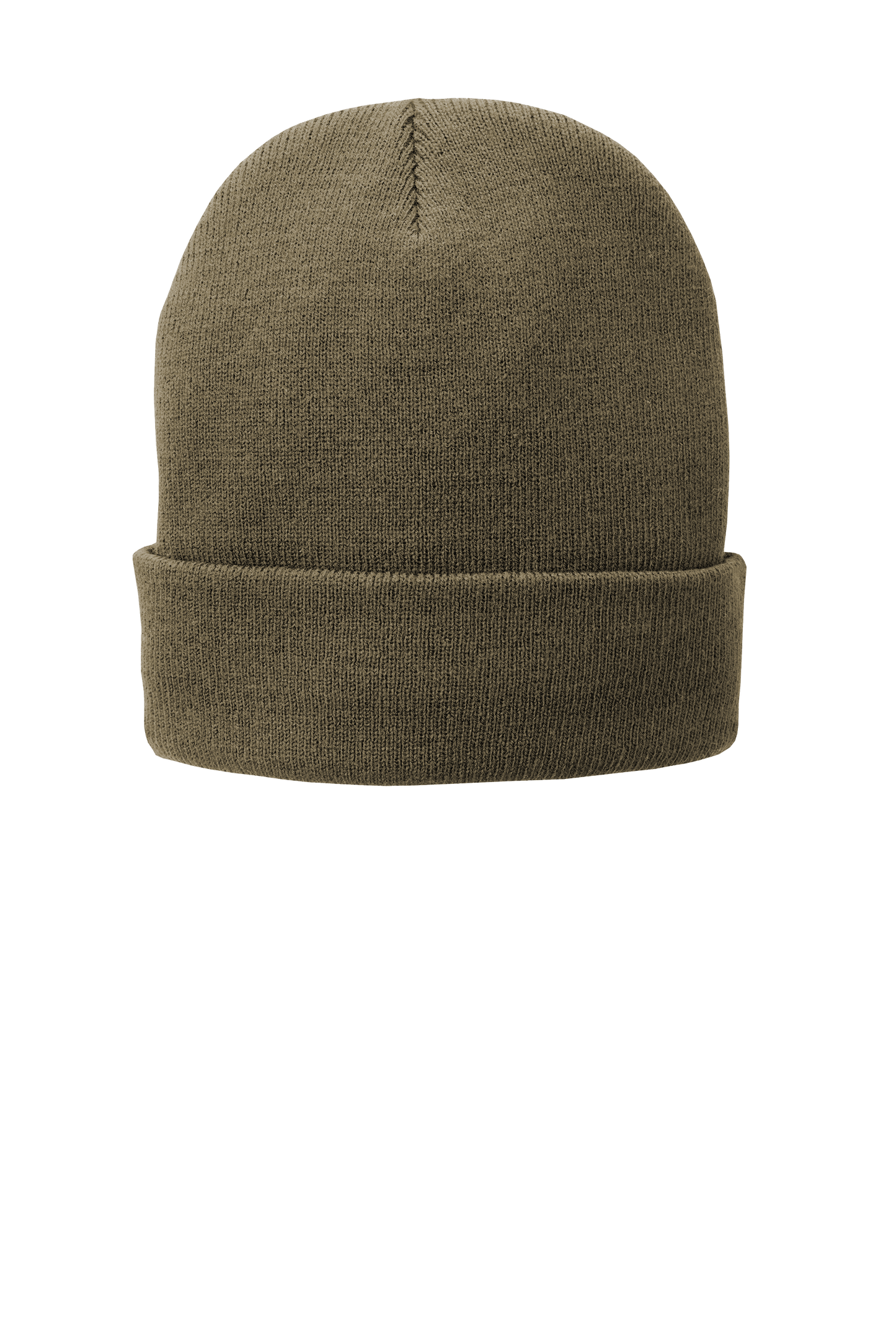 Port & Company® Fleece-Lined Knit Cap - Coyote Brown