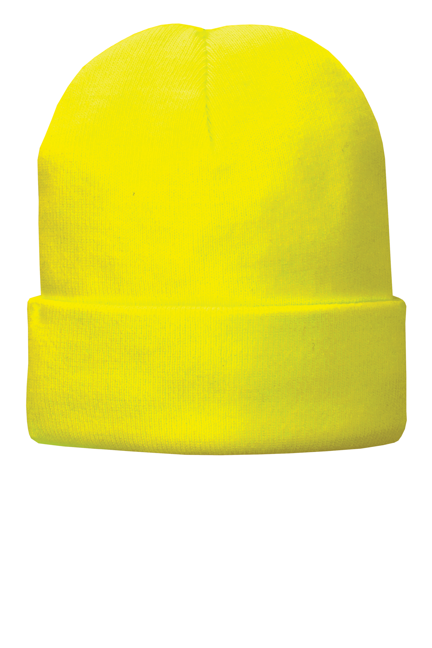 Port & Company® Fleece-Lined Knit Cap - Neon Yellow