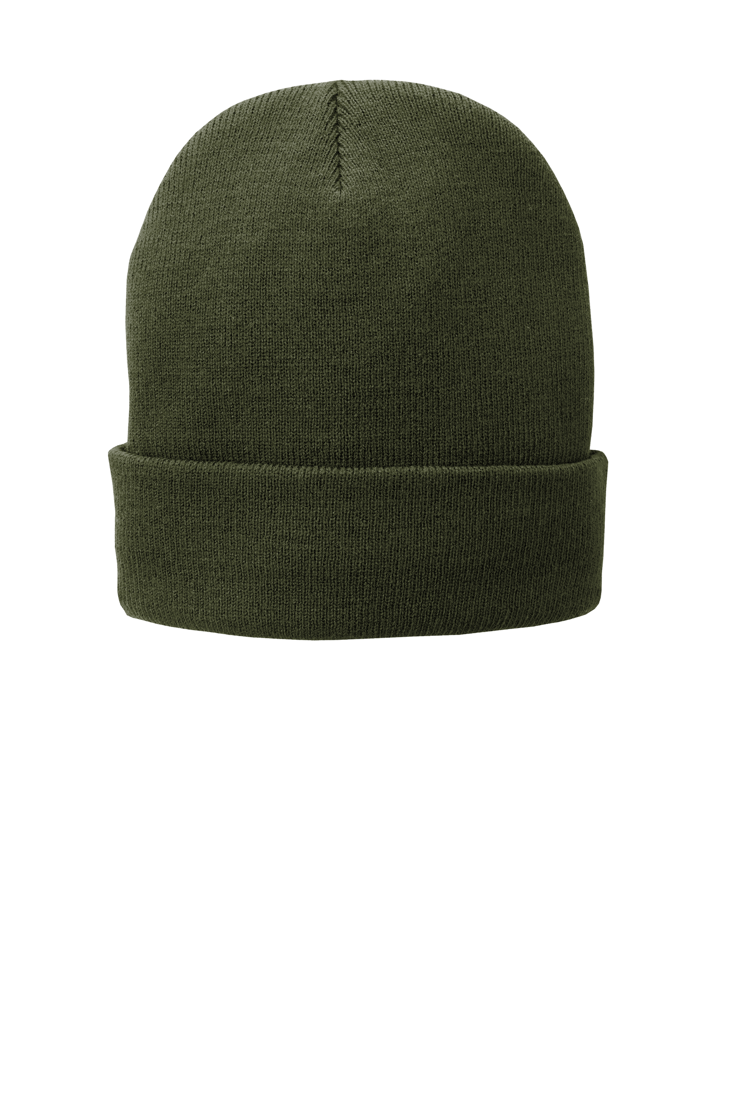 Port & Company® Fleece-Lined Knit Cap - Olive Drab Green