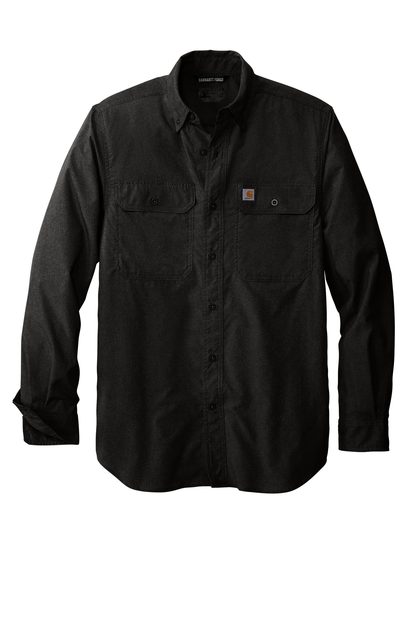 Carhartt Force® Solid Long Sleeve Shirt - Black