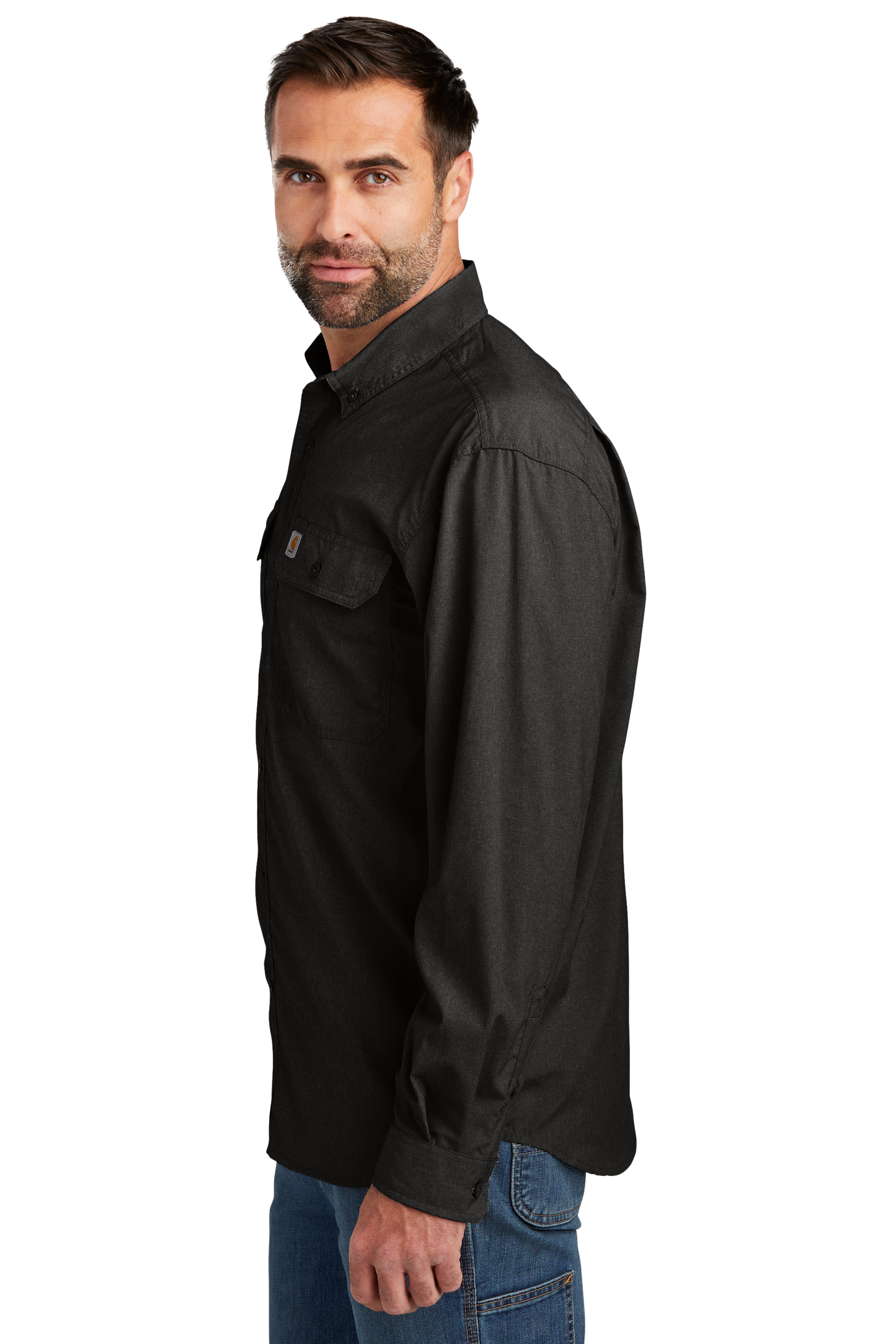 Carhartt Force® Solid Long Sleeve Shirt - Black