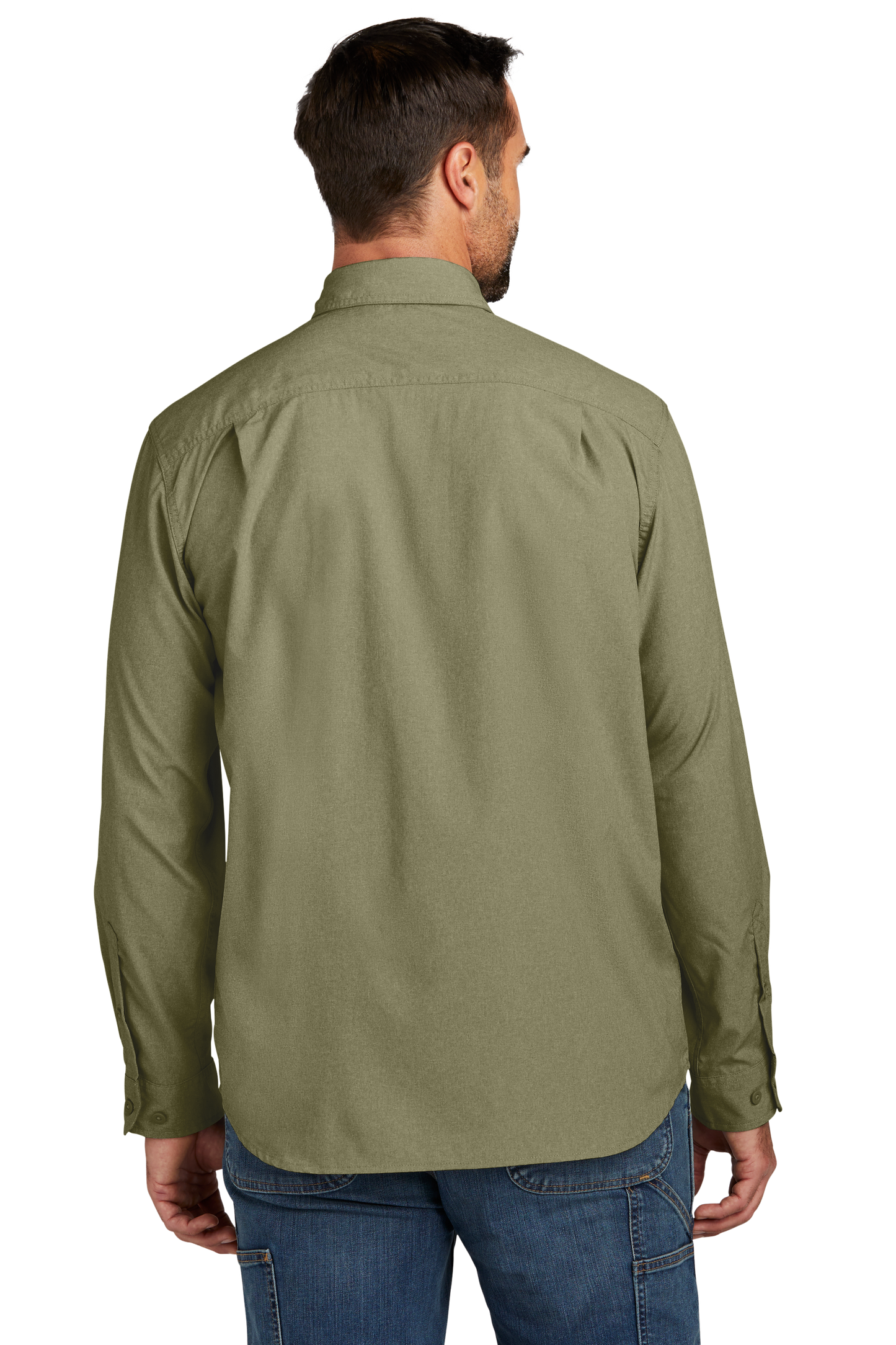 Carhartt Force® Solid Long Sleeve Shirt - Burnt Olive