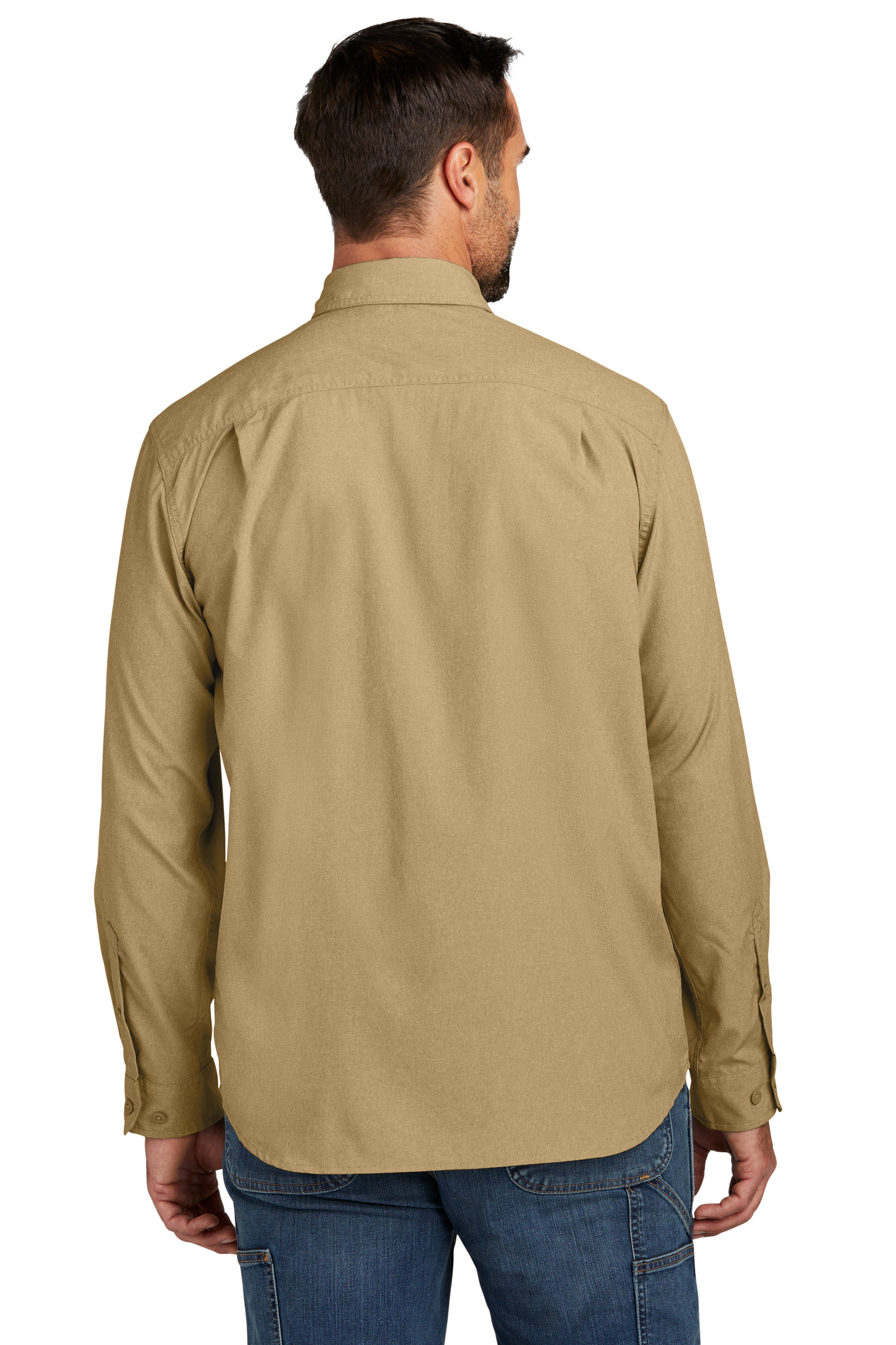 Carhartt Force® Solid Long Sleeve Shirt - Dark Khaki