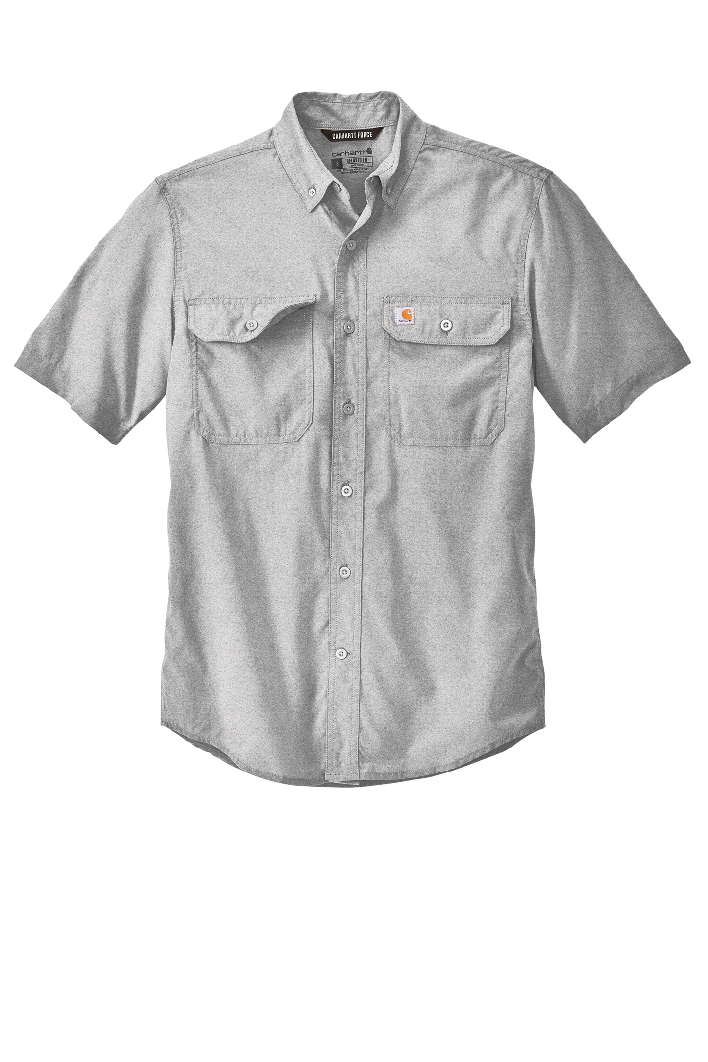 Carhartt Force® Solid Short Sleeve Shirt - Steel